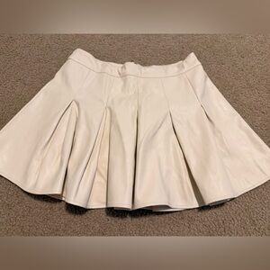 Altar'd State Cream Skater Skirt